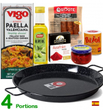 Paella Bundle for 4 Enamel Pan